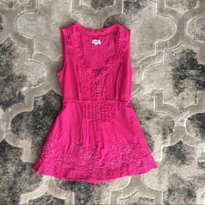 Anthropologie Pink Top